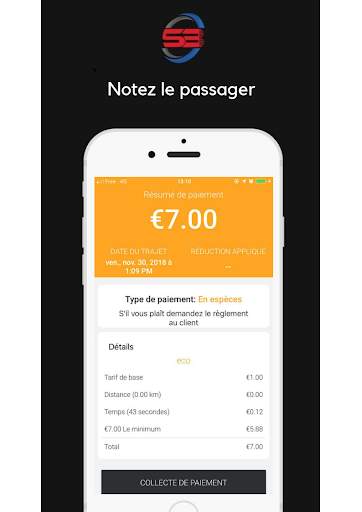 SB Drive vtc chauffeur screenshot 4
