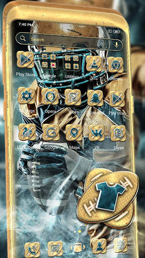 Rugby Sportman Launcher Theme screenshot 4