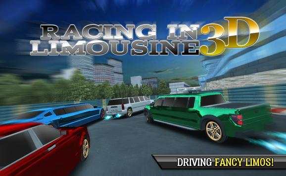 Racing in Limousine 3D screenshot 1