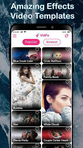 VidFx - Effects Video Status Maker स्क्रीनशॉट 1