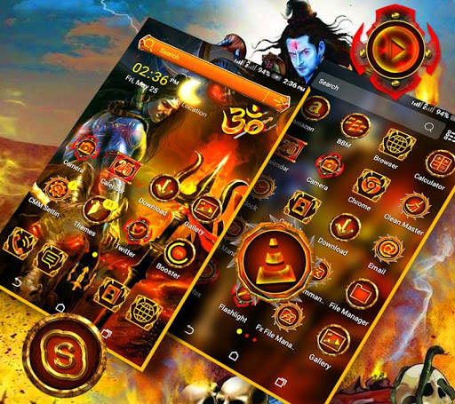 Lord Shiva Launcher Theme скриншот 3