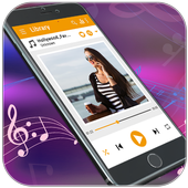 Music Player With Your Photo Background icon