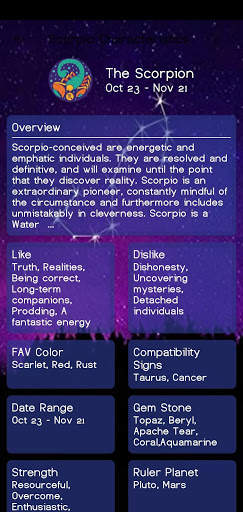 Scorpio Horoscope Free With Daily Zodiac screenshot 4