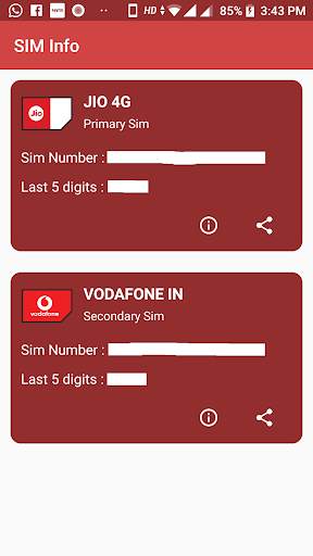 My SIM Info screenshot 3