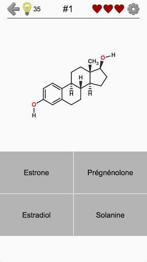 Stéroïdes - Les formules chimiques des hormones screenshot 3