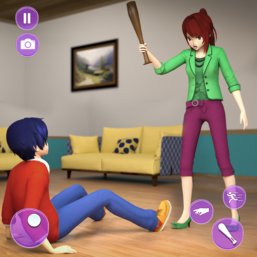Anime Wife Family Simulator 3d icon