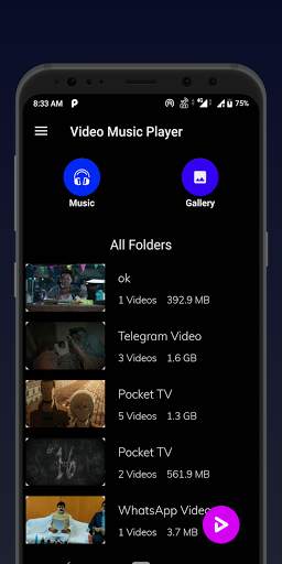 Video Music Player screenshot 1