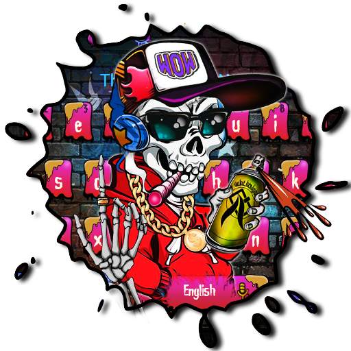 Graffiti Hip Pop Keyboard 10001003