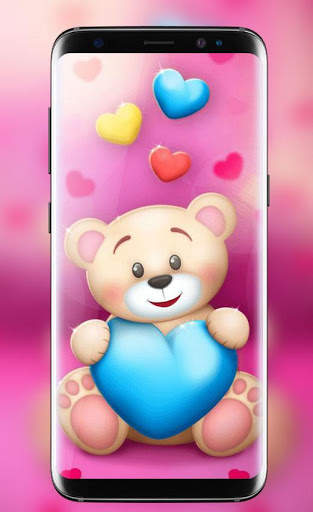 Teddy Bear Live Wallpaper - HD Animal Wallpaper screenshot 1