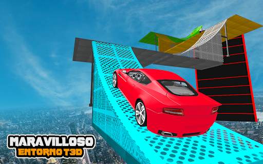 Mega Car Ramp Impossible Stunt screenshot 5