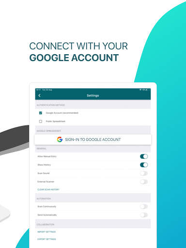 Scan to Google Sheets - QR & Barcode 15 تصوير الشاشة