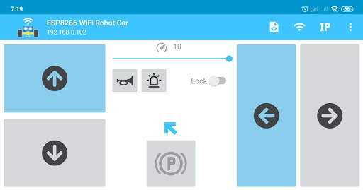 ESP8266 WiFi Robot Car screenshot 1