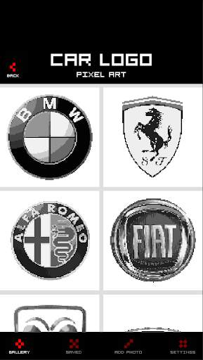 Cars Logo Pixel Art - Color by Numbers Car Games screenshot 7