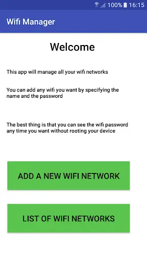 Wifi Manager screenshot 1