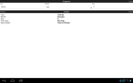 Date / Calendar Converter Free screenshot 3