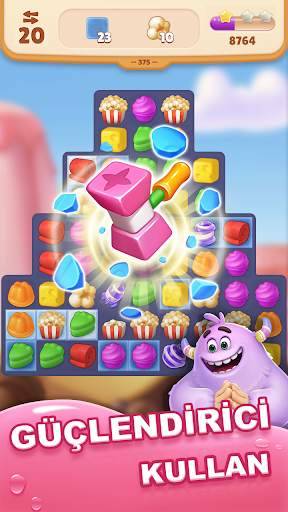Sweet Crunch: 3'lü eşleştirm screenshot 3