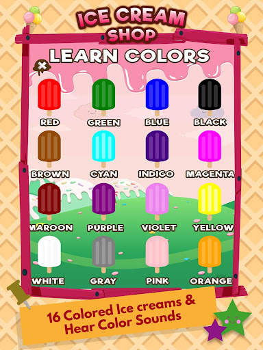 Pelajari Warna Toko Es Krim screenshot 1