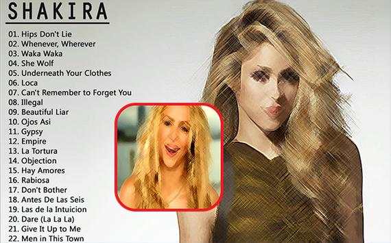 New Shakira Collection Song 2 تصوير الشاشة