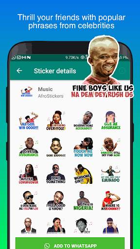 Stickermania - Naija Stickers & Memes for WhatsApp screenshot 2