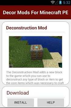 Decor Mods For Minecraft PE screenshot 3