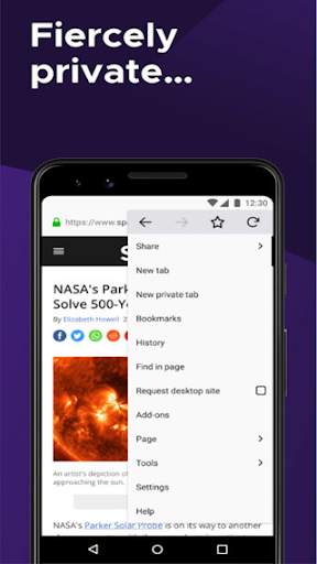 5G Browser screenshot 1