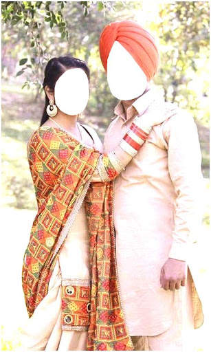 Couple Punjabi Wedding Frames screenshot 2