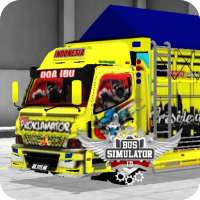 Livery Mod Truck Canter Bussid logo