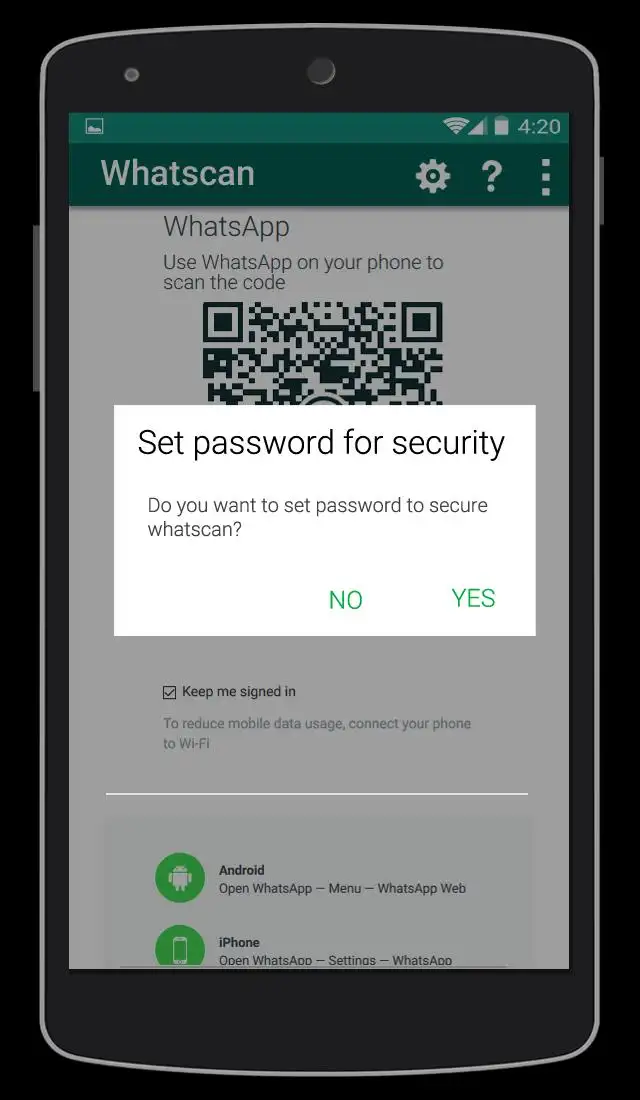 Whatscan screenshot 2