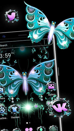 Butterfly Glitter Launcher Themes screenshot 1