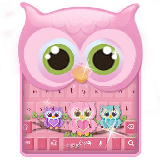 Cute owl keyboard 10001012