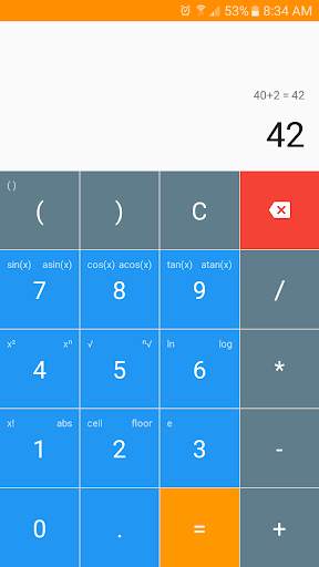 Calculator Lite screenshot 1