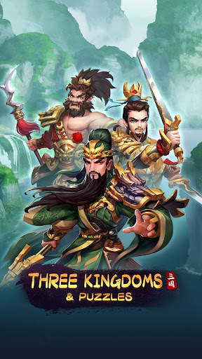 Three Kingdoms & Puzzles: Matc 5 تصوير الشاشة
