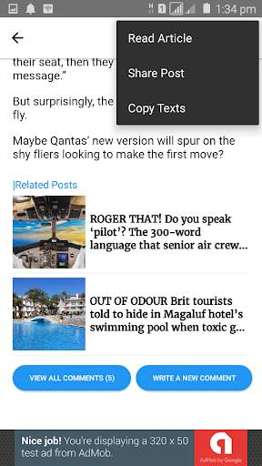 WP NewZ | WordPress to Android News App screenshot 8