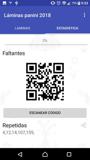 Láminas Panini 2018 screenshot 2