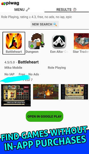 Piwag - Improved Search Engine for the Play Store screenshot 4