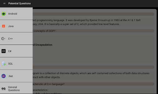 Potential Interview Questions скриншот 10