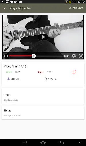 Riff Grabber YouTube Looper screenshot 2