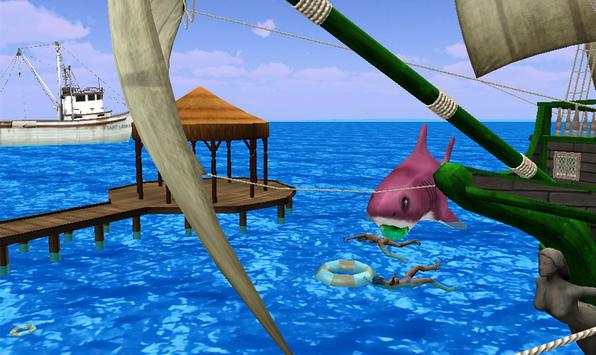 Shark Attack Games At The Beach screenshot 2