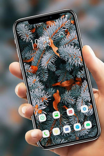 Flower theme black shark for Galaxy M20 screenshot 4
