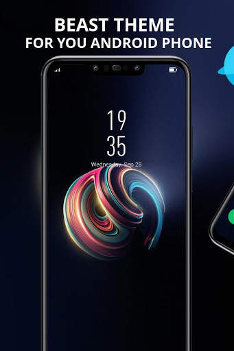 Black shining theme for redmi note5 pro HD 2019 screenshot 1