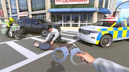 Police Car Driving Motorbike screenshot 3