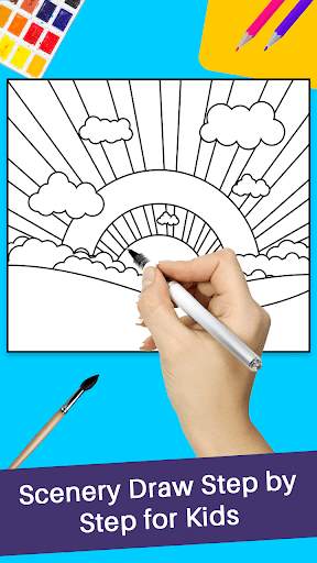 Scenery Draw Step by Step for  screenshot 1