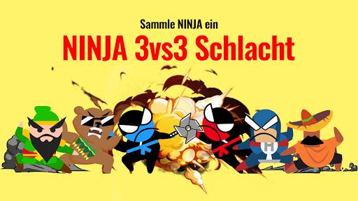 Springen Ninja Battle 2Spieler screenshot 3