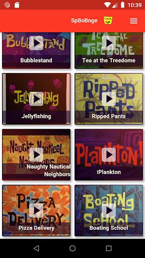 Cartoon Sponge Offline Language English screenshot 2