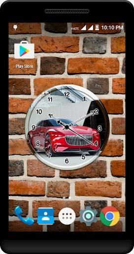 Cars Clock Live Wallpaper screenshot 3
