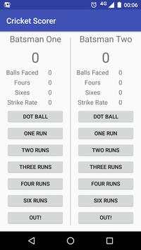 Cricket Scorer screenshot 2