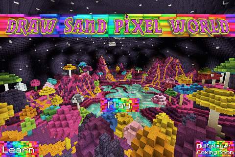Draw Sand Pixel Craft World screenshot 1