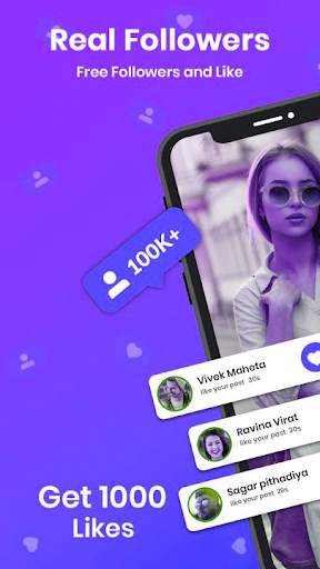 Real Followers for instagram : taghash screenshot 1