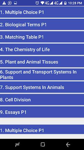 Grade 10 Life Sciences Mobile Application screenshot 2