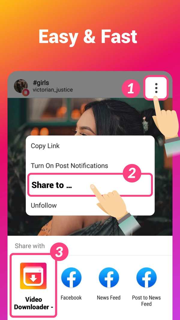 Video Downloader for Instagram - Repost Instagram screenshot 1